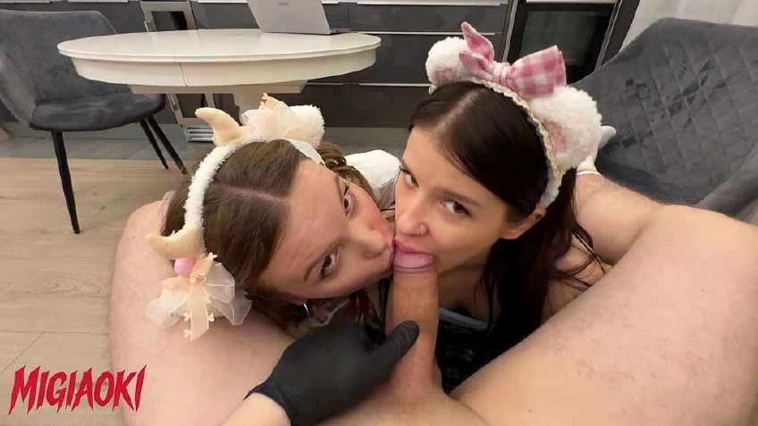 Two Anal Dilators For Two Anal Sluts. Ass To Mouth And Pussy To Ass.